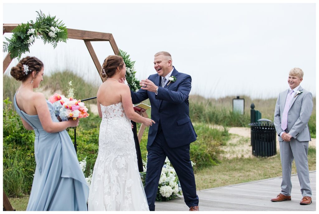 Christina & Matt | East Beach Bay Front Club Wedding