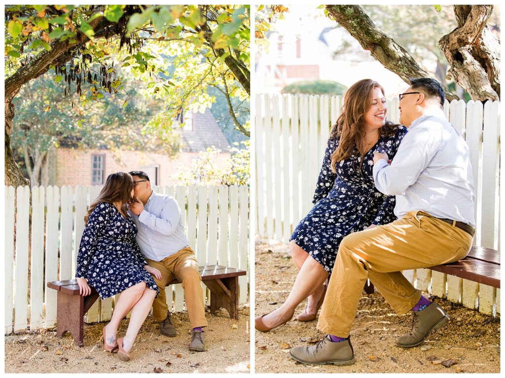 Laurie & Miguel | Colonial Williamsburg Engagement Session