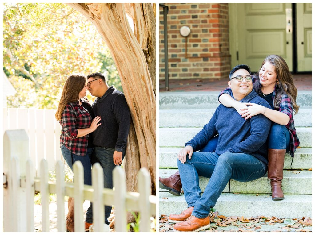 Laurie & Miguel | Colonial Williamsburg Engagement Session