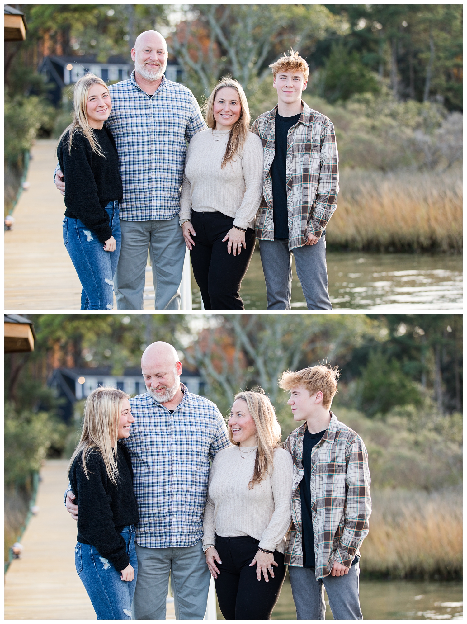 Traci, Rob, Briana, Andrew | Family Portrait session in Virginia Beach