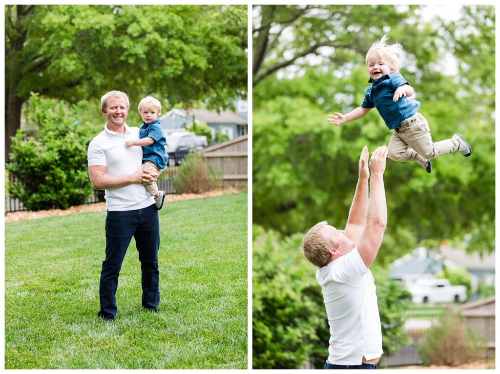 Lizzy, Ben and Family | Virginia Beach Family Backyard Portrait Session