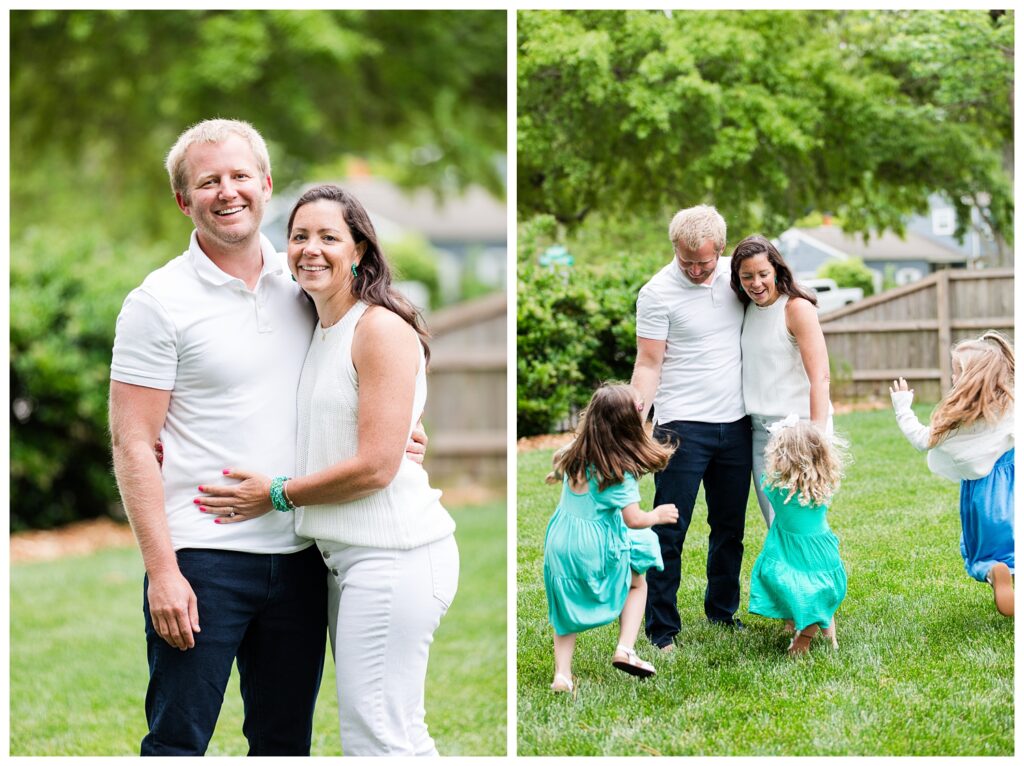 Lizzy, Ben and Family | Virginia Beach Family Backyard Portrait Session