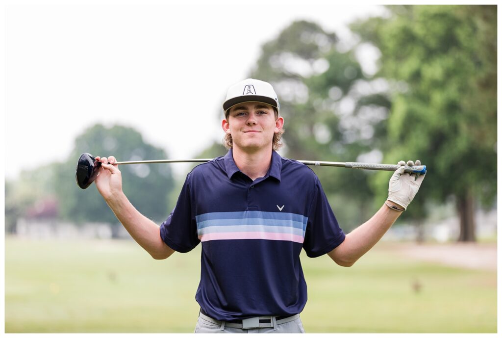 Keegan is a Senior | Sewells Point Golf Senior Portraits