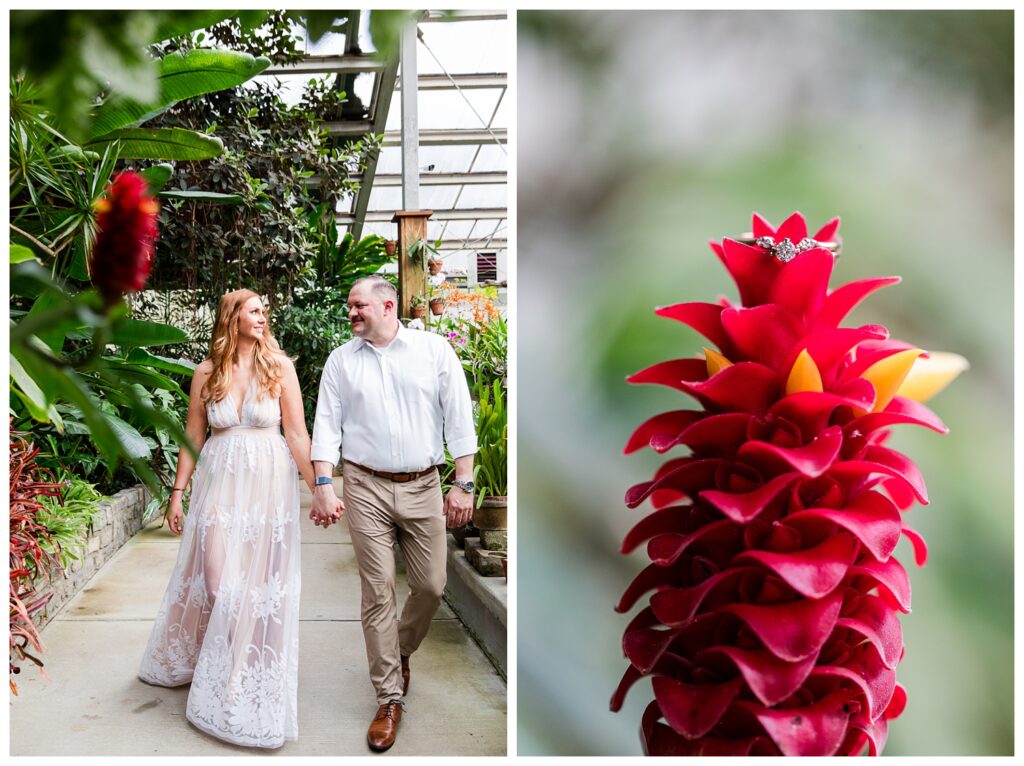 Ashleigh & Jon |Norfolk Botanical Garden Engagement