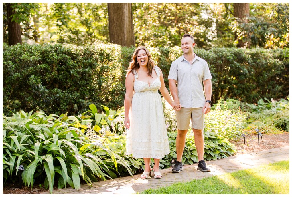 Alexis, Christian & Daisy | Norfolk Botanical Garden Engagement Session