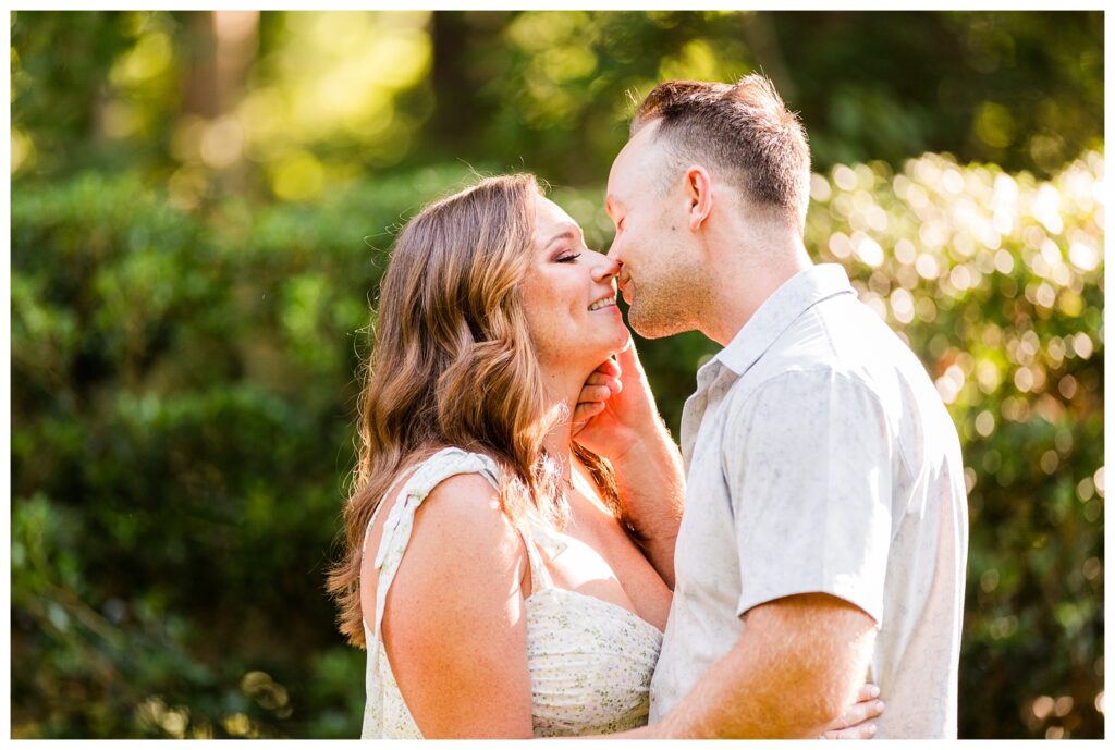 Alexis, Christian & Daisy | Norfolk Botanical Garden Engagement Session