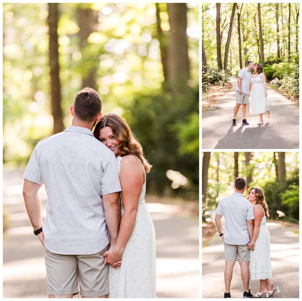 Alexis, Christian & Daisy | Norfolk Botanical Garden Engagement Session