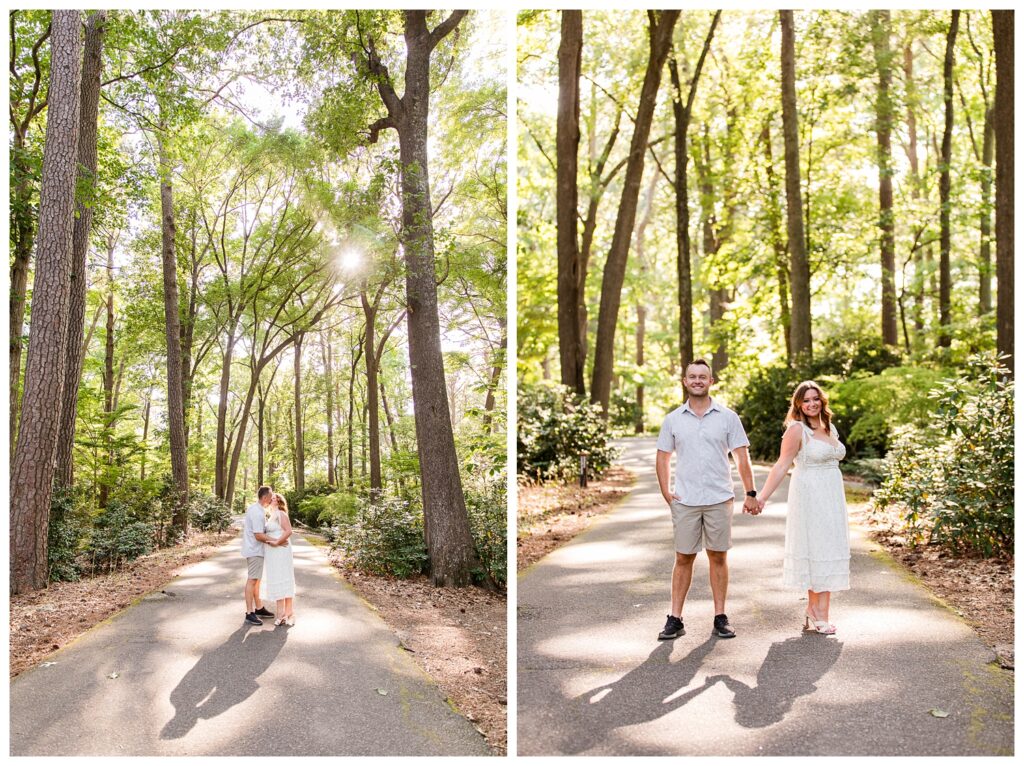 Alexis, Christian & Daisy | Norfolk Botanical Garden Engagement Session