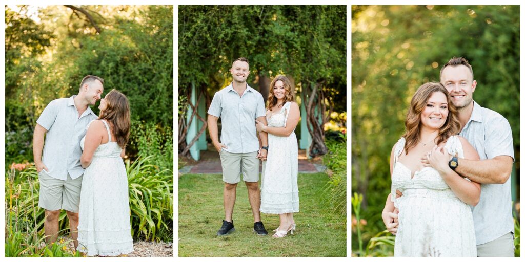 Alexis, Christian & Daisy | Norfolk Botanical Garden Engagement Session