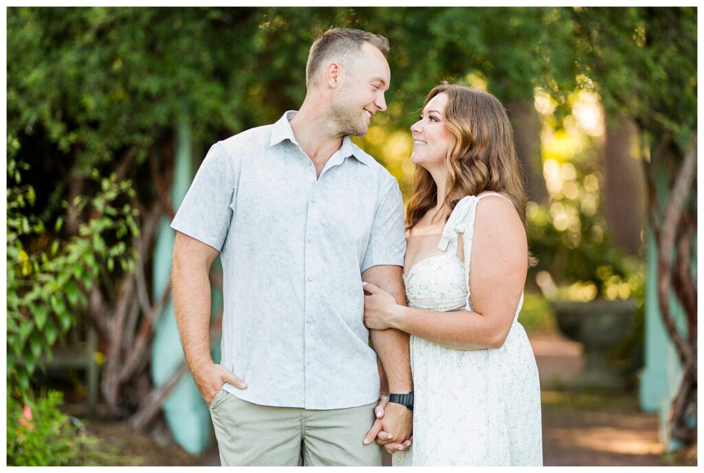 Alexis, Christian & Daisy | Norfolk Botanical Garden Engagement Session