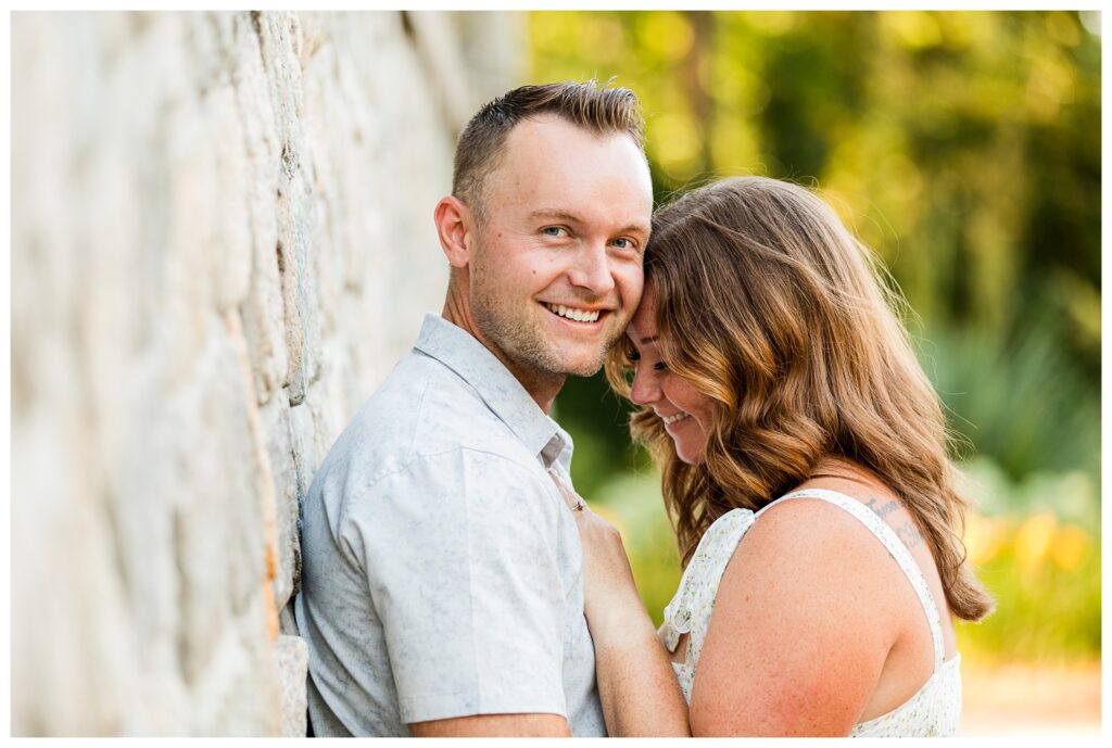 Alexis, Christian & Daisy | Norfolk Botanical Garden Engagement Session