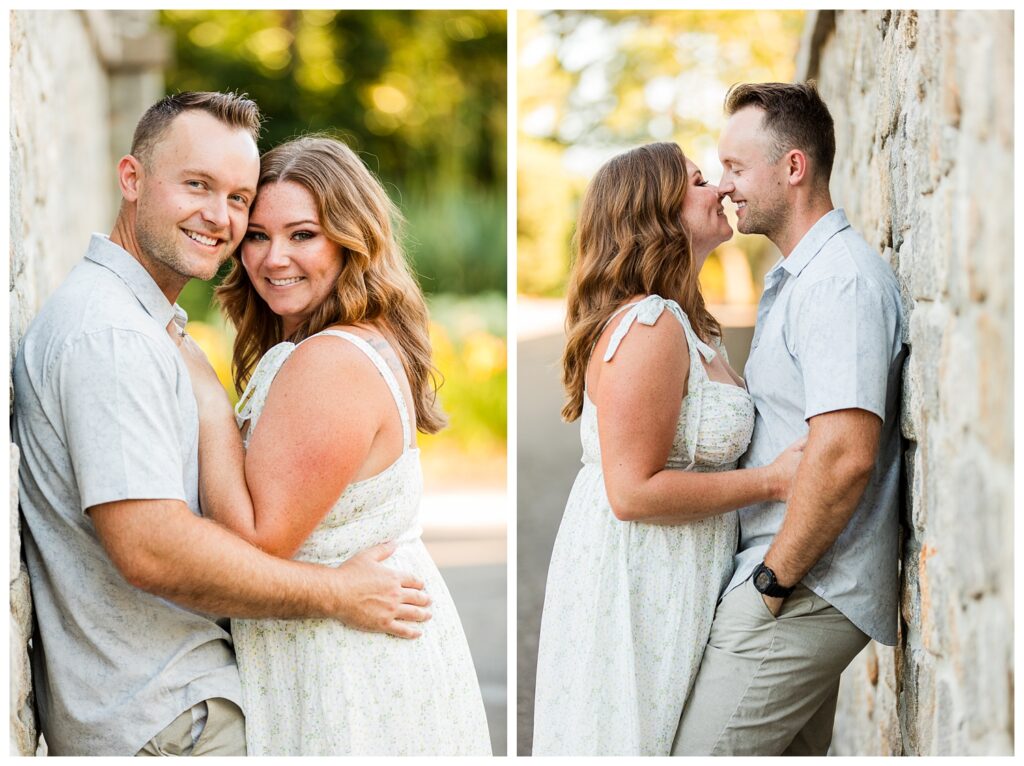 Alexis, Christian & Daisy | Norfolk Botanical Garden Engagement Session