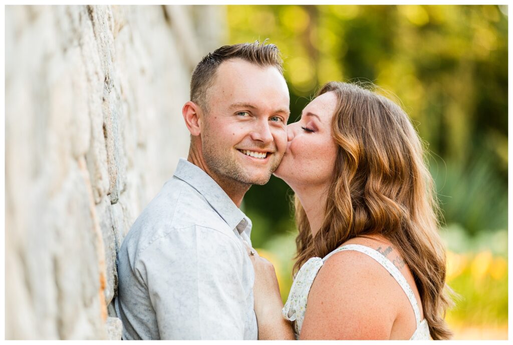 Alexis, Christian & Daisy | Norfolk Botanical Garden Engagement Session