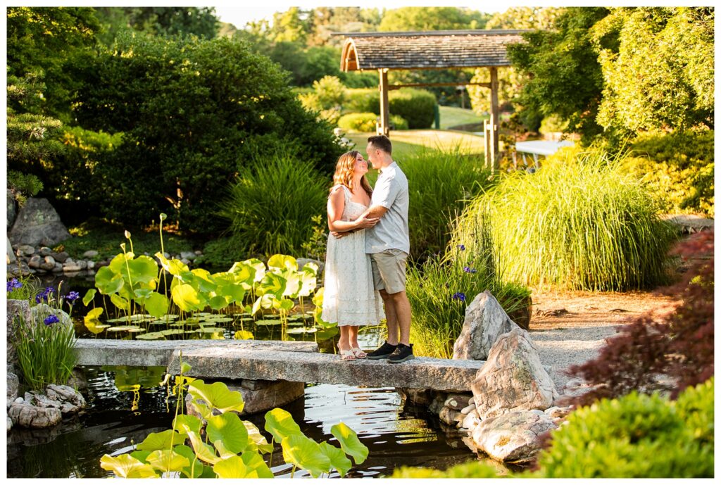 Alexis, Christian & Daisy | Norfolk Botanical Garden Engagement Session