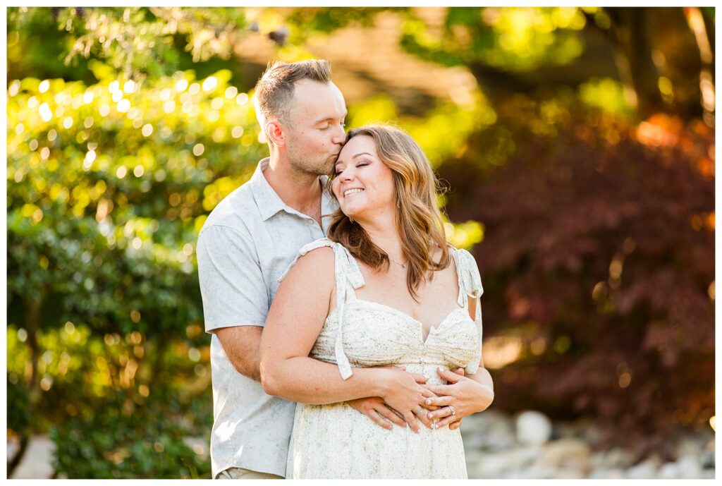 Alexis, Christian & Daisy | Norfolk Botanical Garden Engagement Session