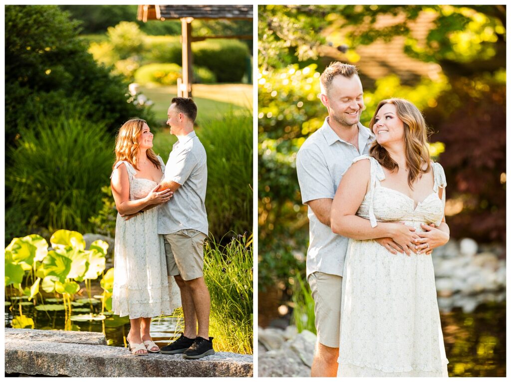 Alexis, Christian & Daisy | Norfolk Botanical Garden Engagement Session