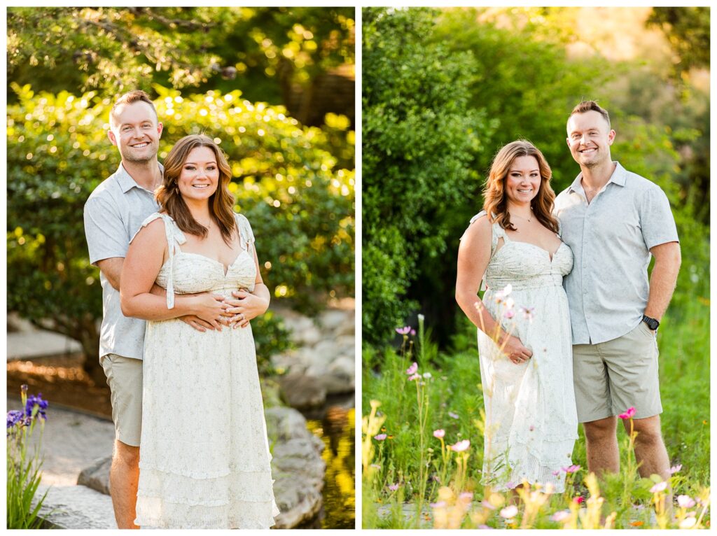 Alexis, Christian & Daisy | Norfolk Botanical Garden Engagement Session