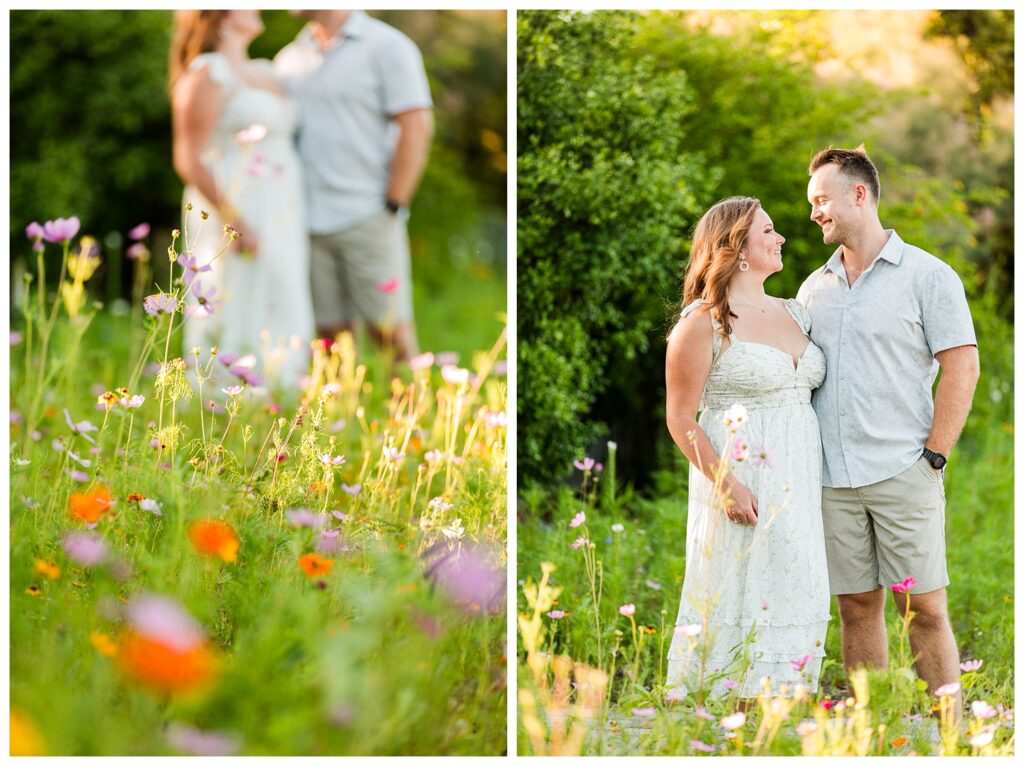 Alexis, Christian & Daisy | Norfolk Botanical Garden Engagement Session