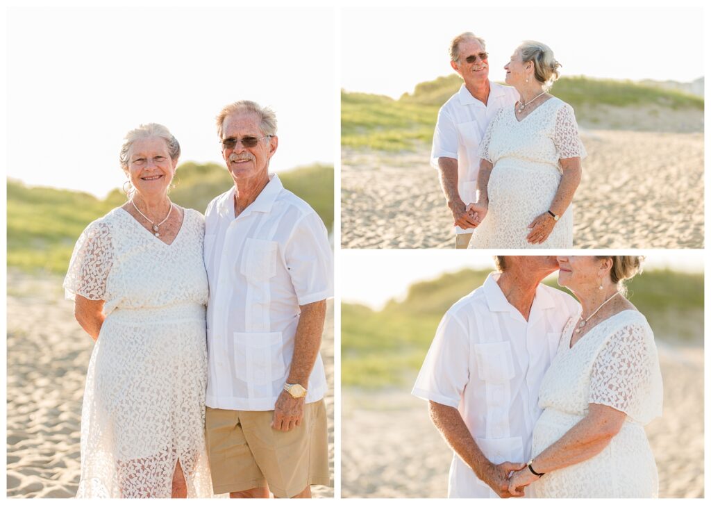 50th Wedding Anniversary | Sandbridge Virginia Beach Family Portrait Session