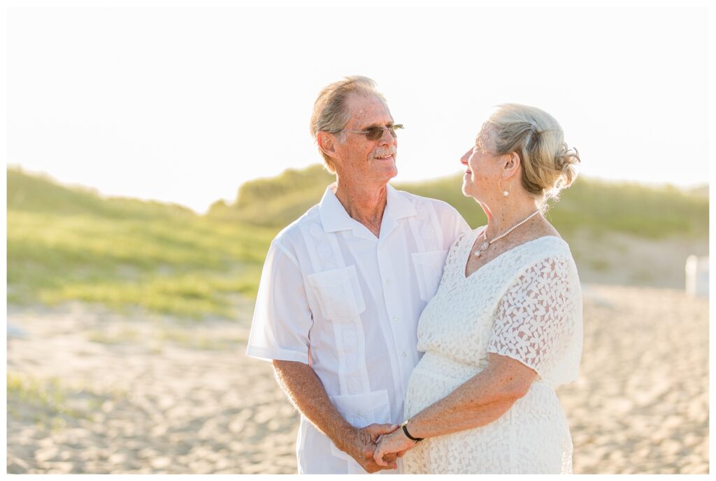 50th Wedding Anniversary | Sandbridge Virginia Beach Family Portrait Session