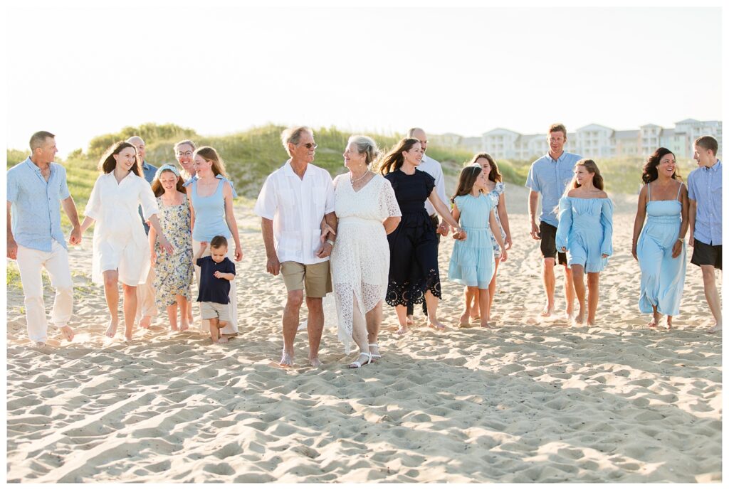 50th Wedding Anniversary | Sandbridge Virginia Beach Family Portrait Session