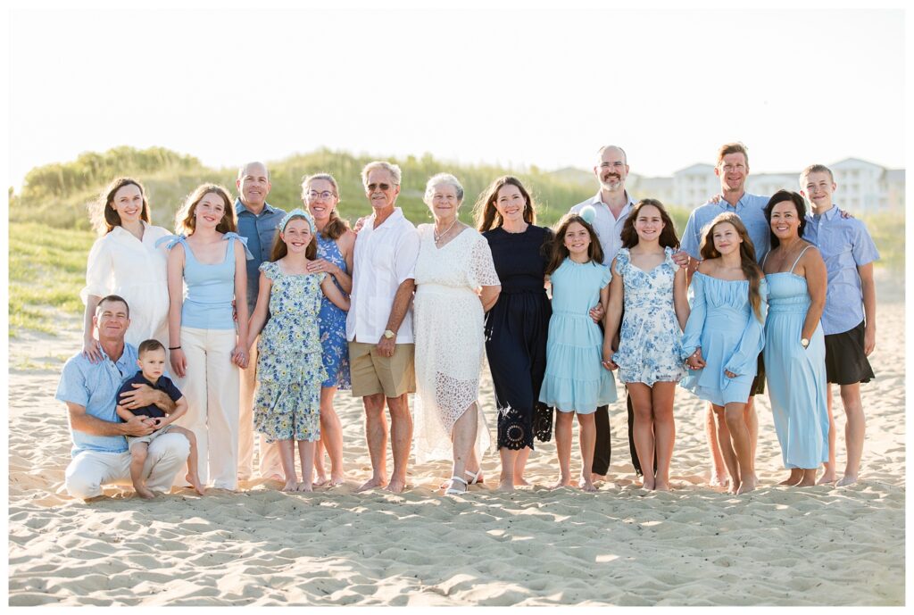 50th Wedding Anniversary | Sandbridge Virginia Beach Family Portrait Session