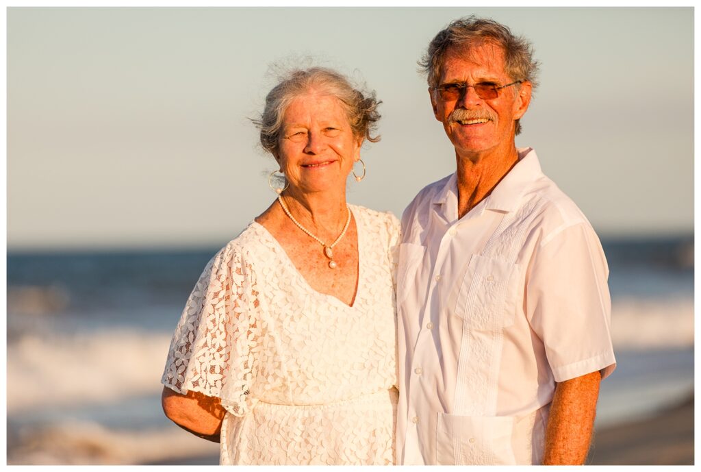 50th Wedding Anniversary | Sandbridge Virginia Beach Family Portrait Session