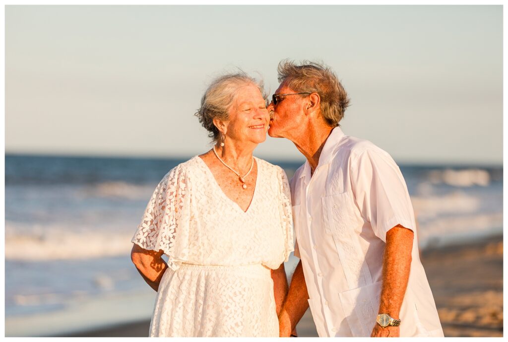 50th Wedding Anniversary | Sandbridge Virginia Beach Family Portrait Session