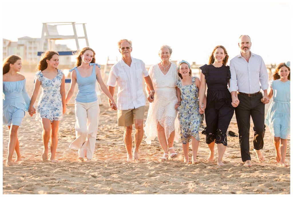 50th Wedding Anniversary | Sandbridge Virginia Beach Family Portrait Session