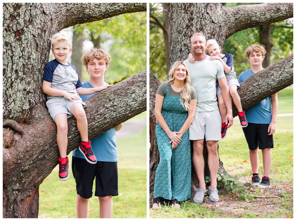 Sam, Chris, Wes & Ev | Deep Creek Lock Park Family Portraits