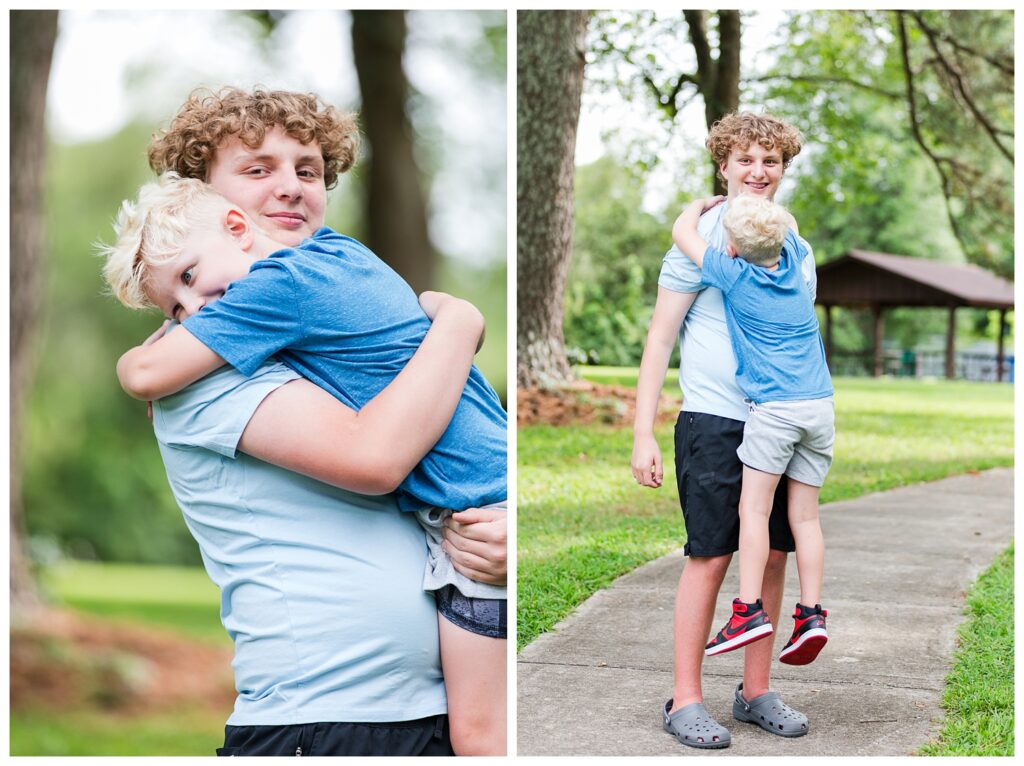 Sam, Chris, Wes & Ev | Deep Creek Lock Park Family Portraits