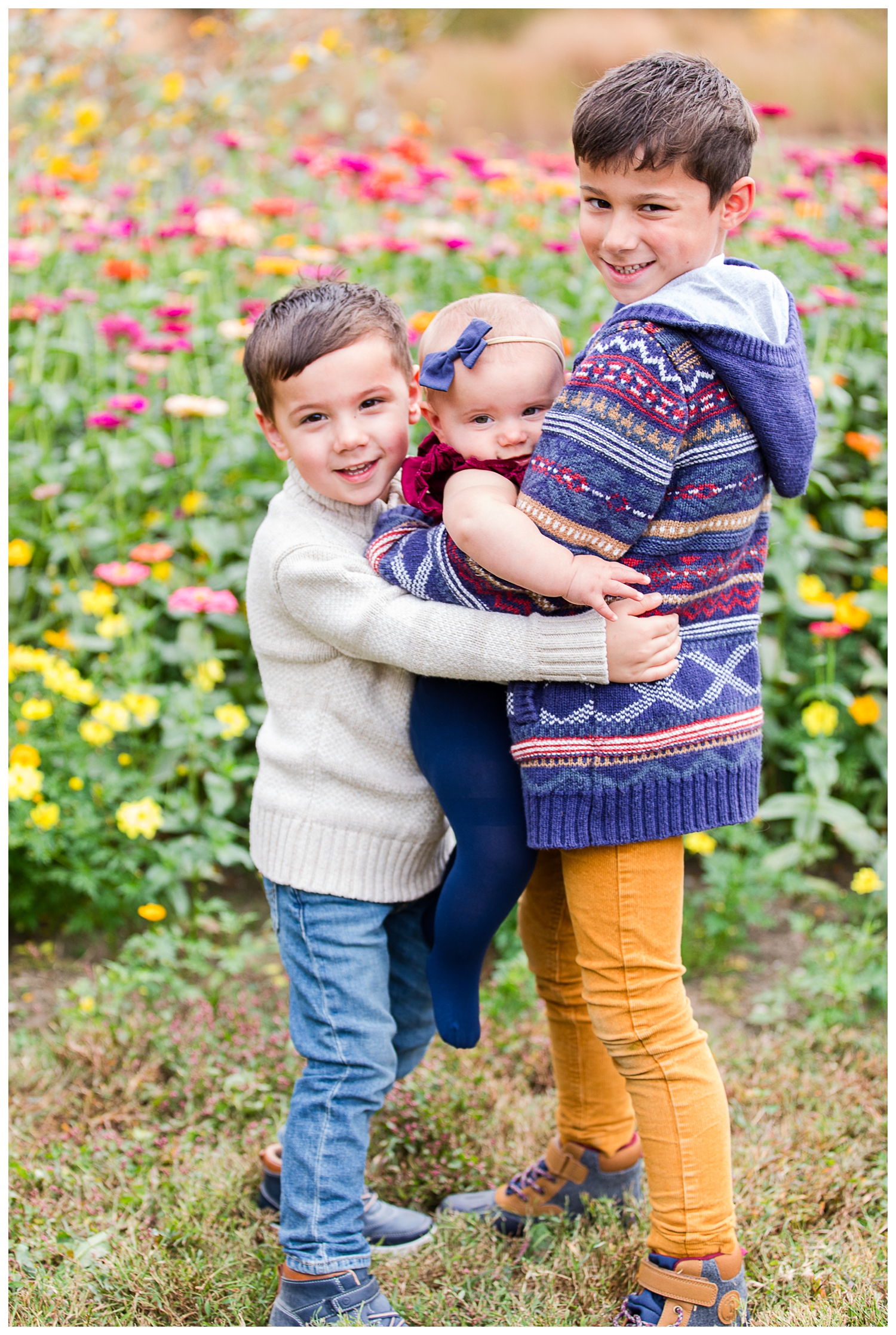 Norfolk Botanical Gardens Extended Family Portrait Session