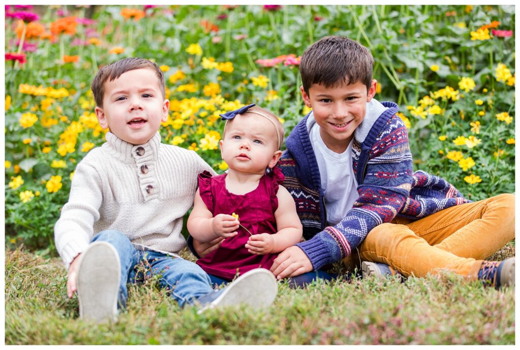 Norfolk Botanical Gardens Extended Family Portrait Session