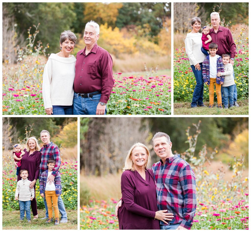 Norfolk Botanical Gardens Extended Family Portrait Session