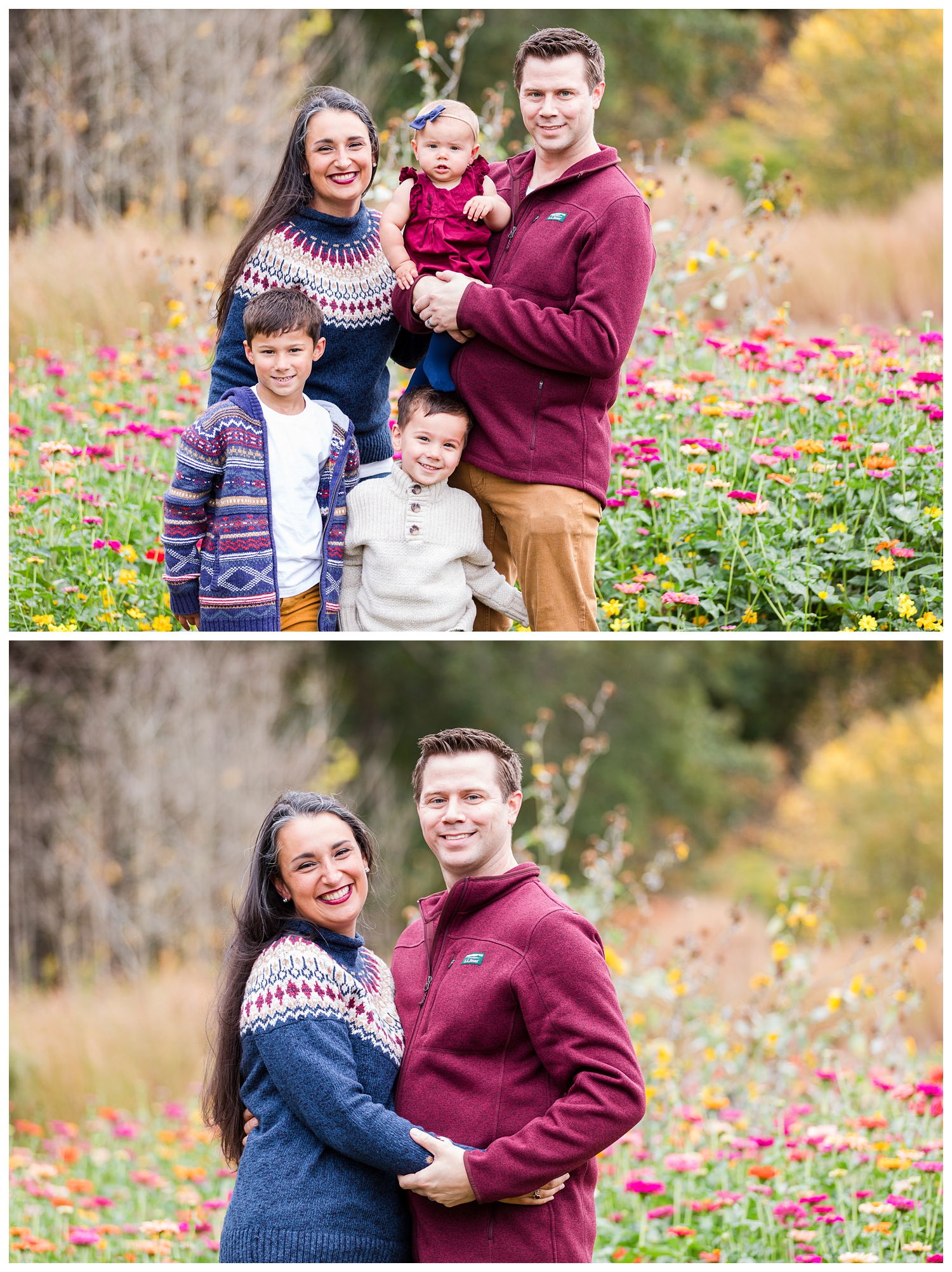 Norfolk Botanical Gardens Extended Family Portrait Session