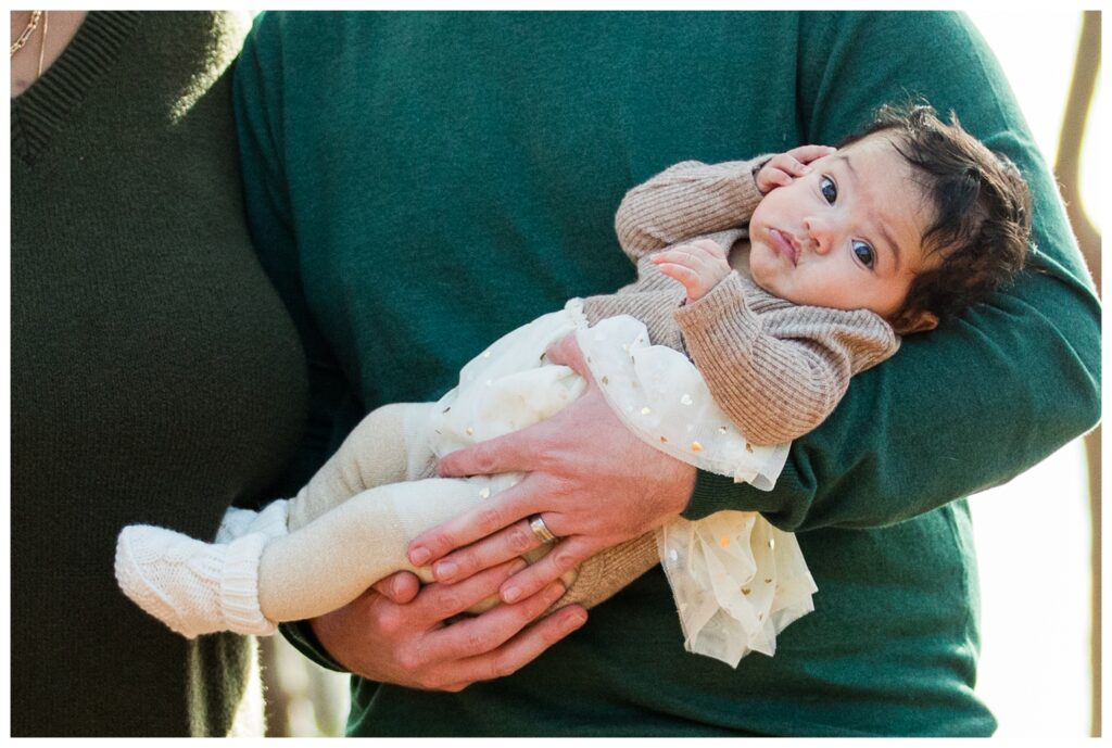 Connie, Aaron, Scarlett and little Miss Emma | First Landing Family Portrait session