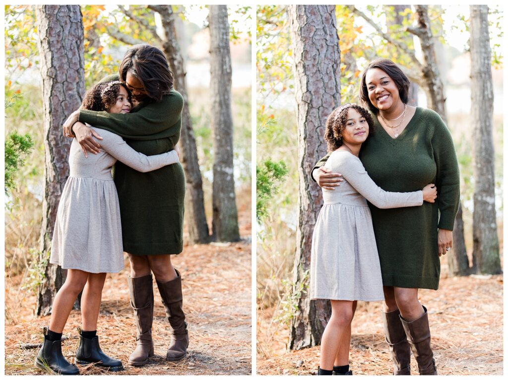 Connie, Aaron, Scarlett and little Miss Emma | First Landing Family Portrait session