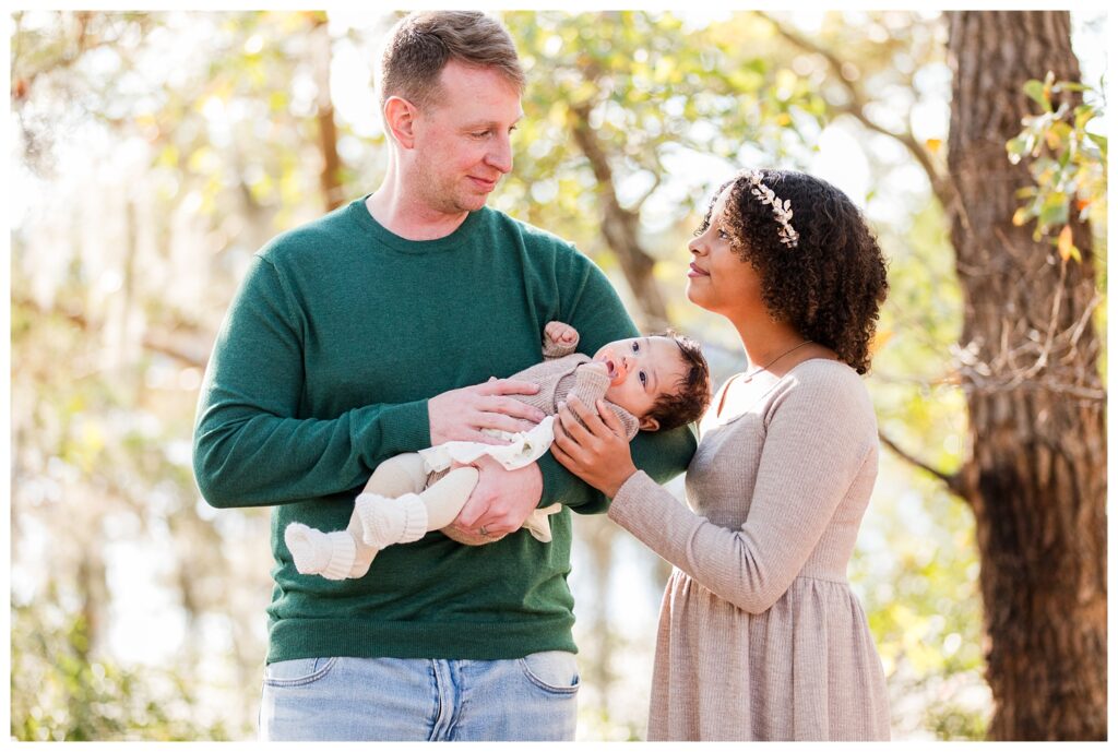 Connie, Aaron, Scarlett and little Miss Emma | First Landing Family Portrait session