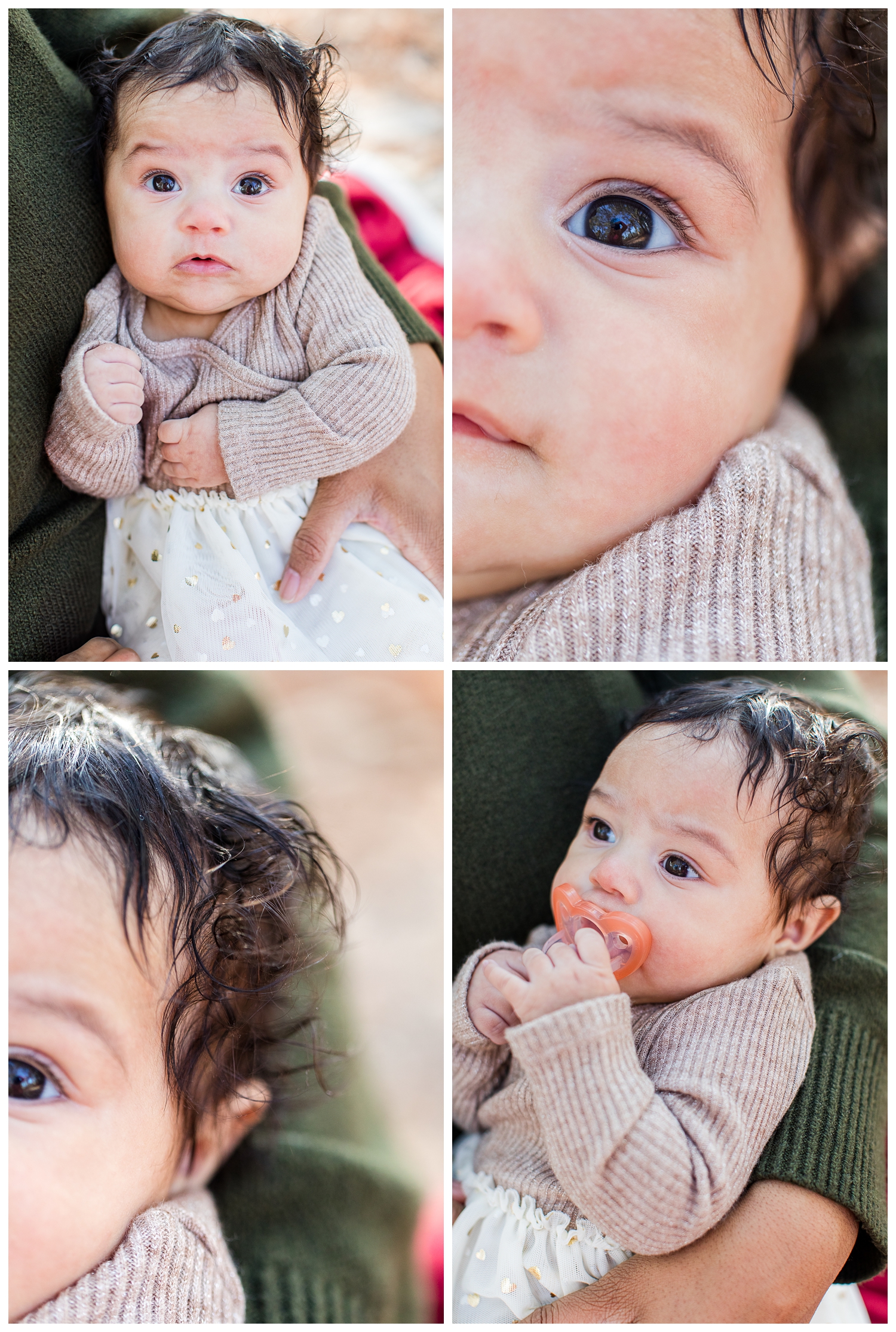 Connie, Aaron, Scarlett and little Miss Emma | First Landing Family Portrait session