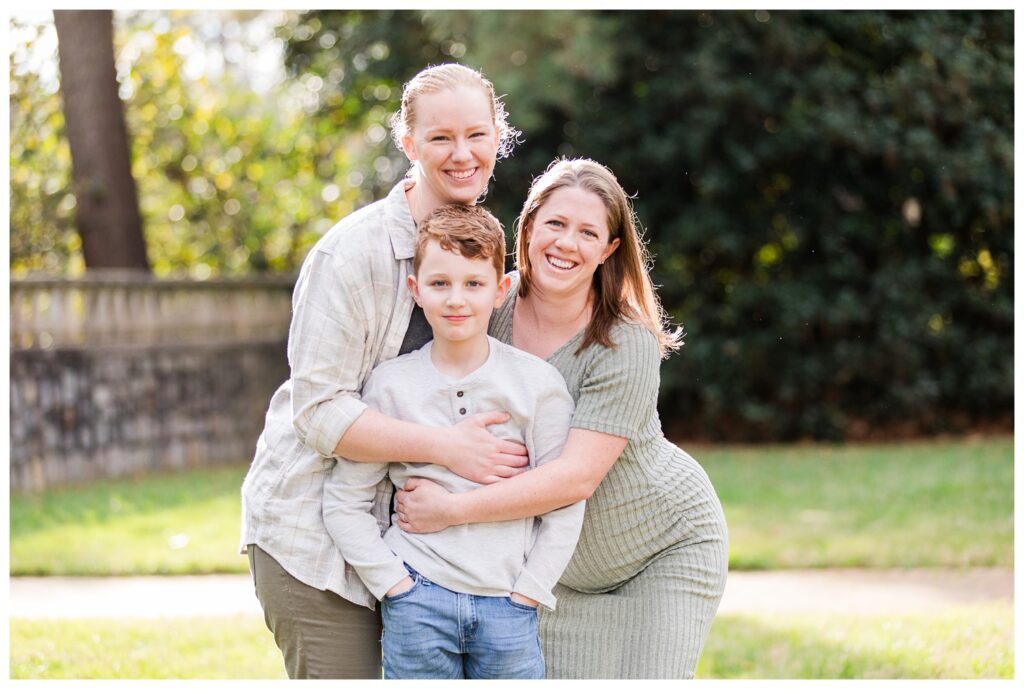 Andrea, Kasey, Ethan | Norfolk Botanical Gardens Family and Maternity Portrait session