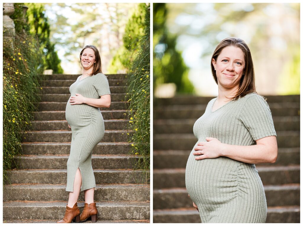 Andrea, Kasey, Ethan | Norfolk Botanical Gardens Family and Maternity Portrait session