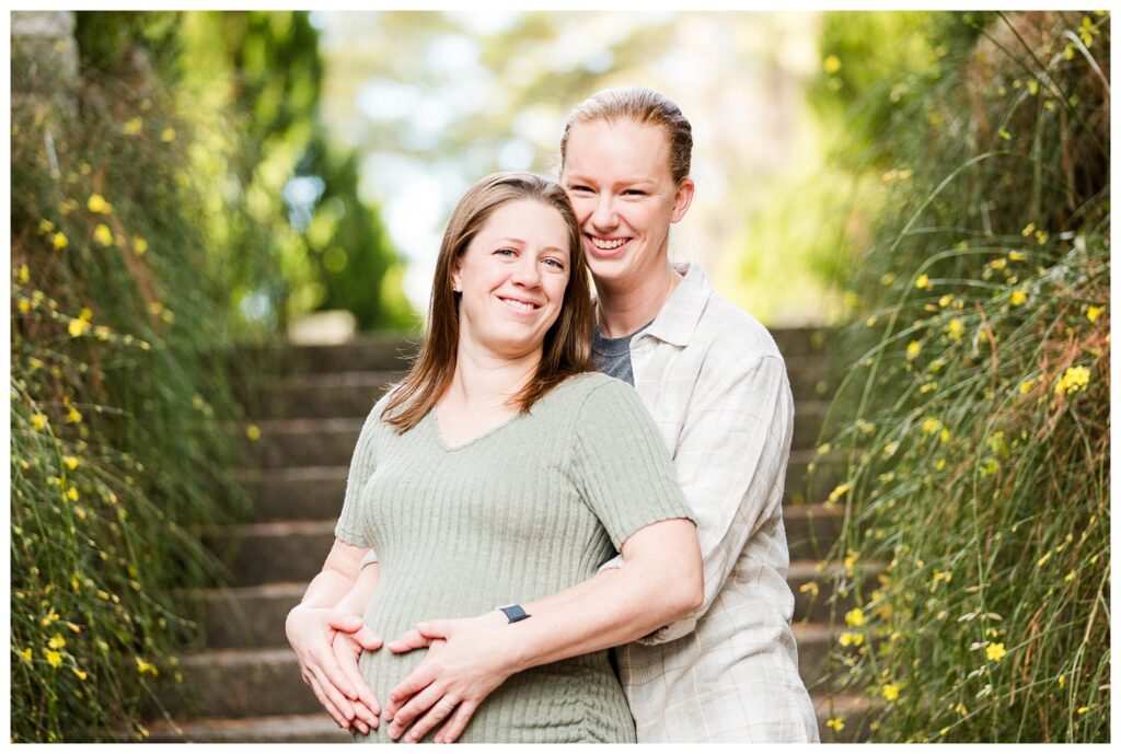 Andrea, Kasey, Ethan | Norfolk Botanical Gardens Family and Maternity Portrait session