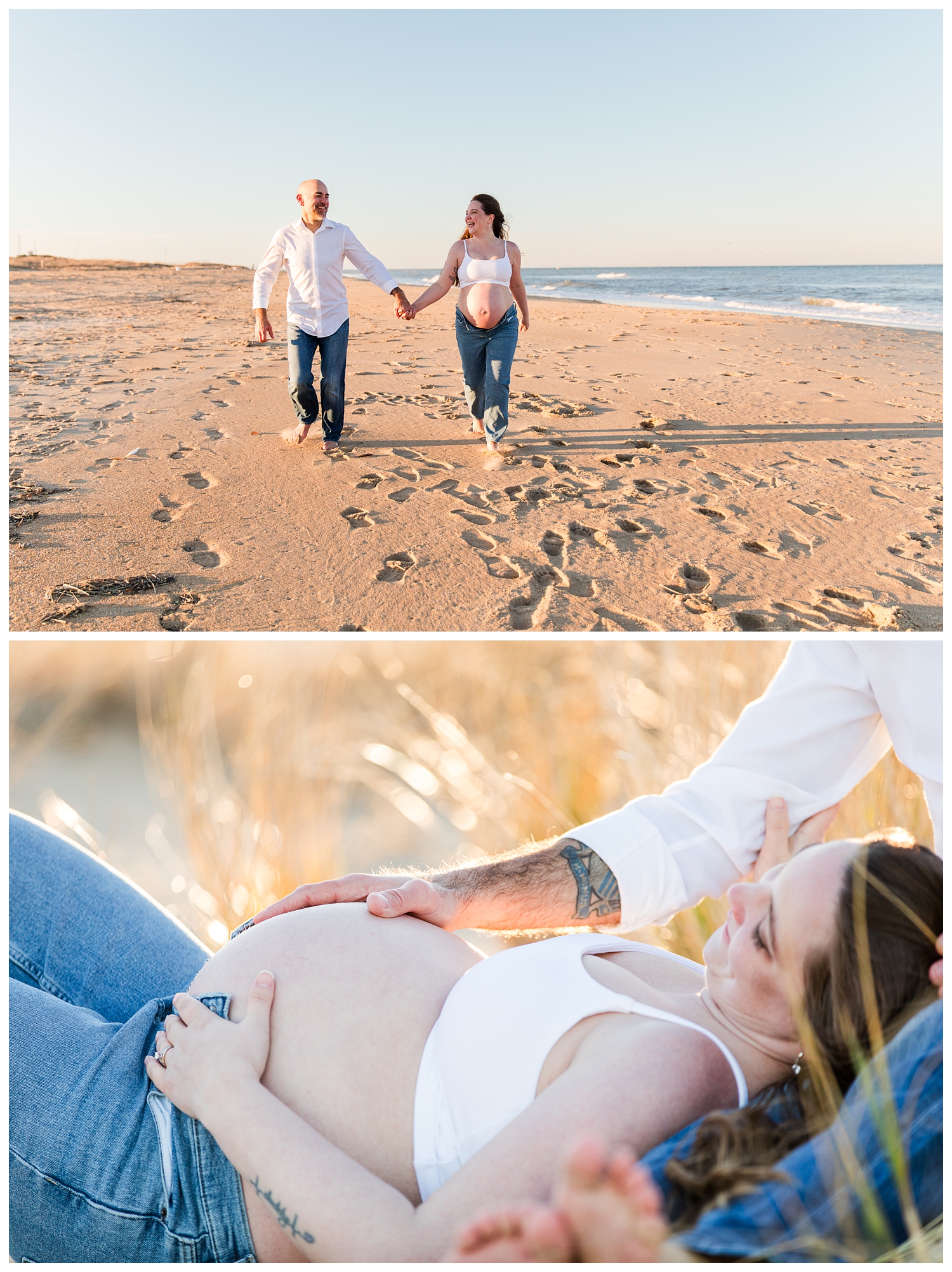 Deanna & Kevin | Virginia Beach Maternity Session