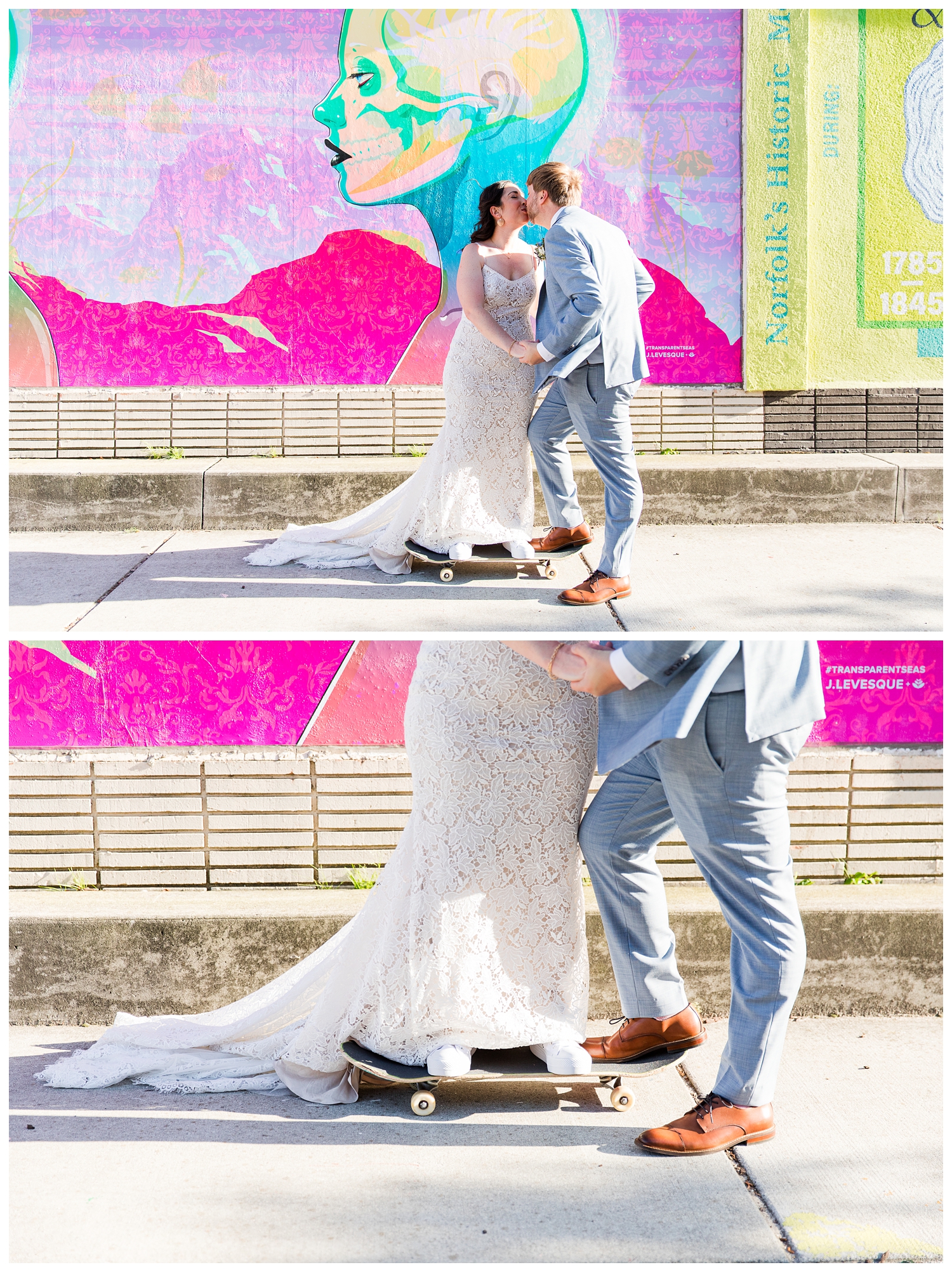 Ashley & Mel | Neon House Wedding Norfolk Virginia