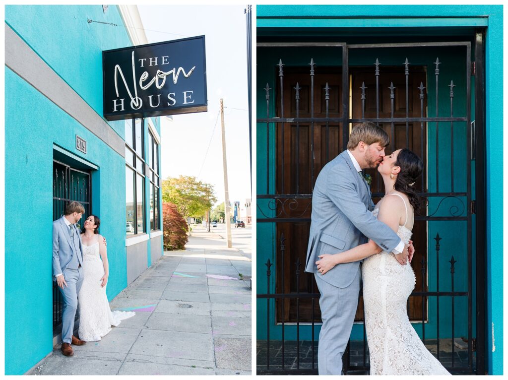 Ashley & Mel | Neon House Wedding Norfolk Virginia